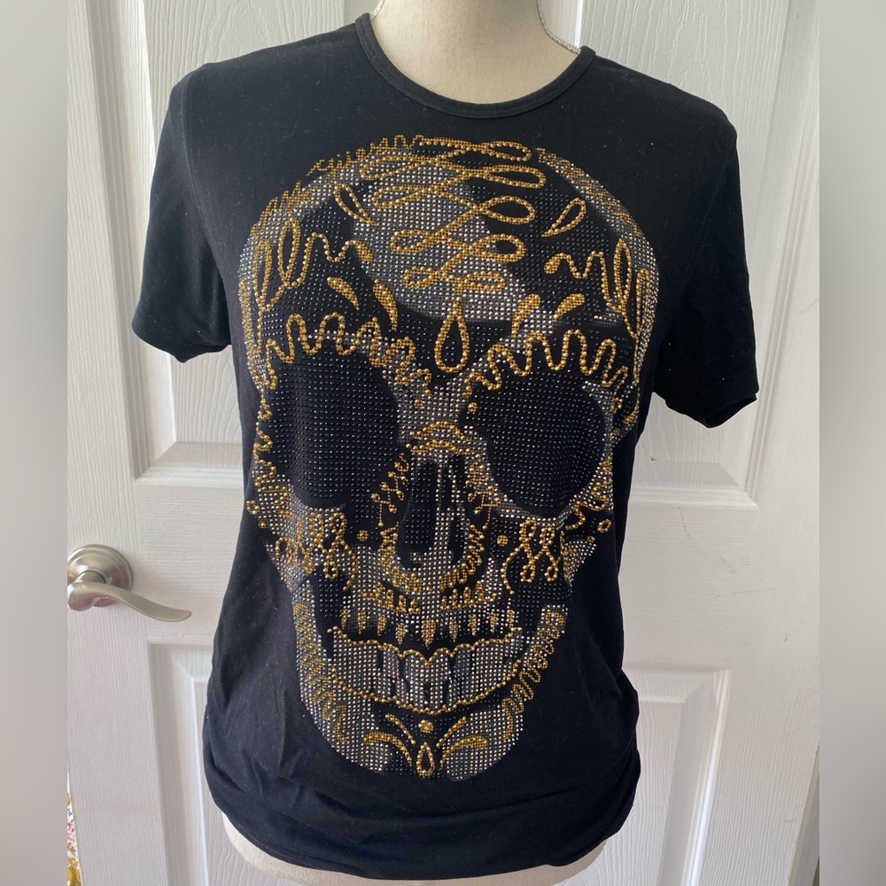 SPARKLY SKELETON TEE
